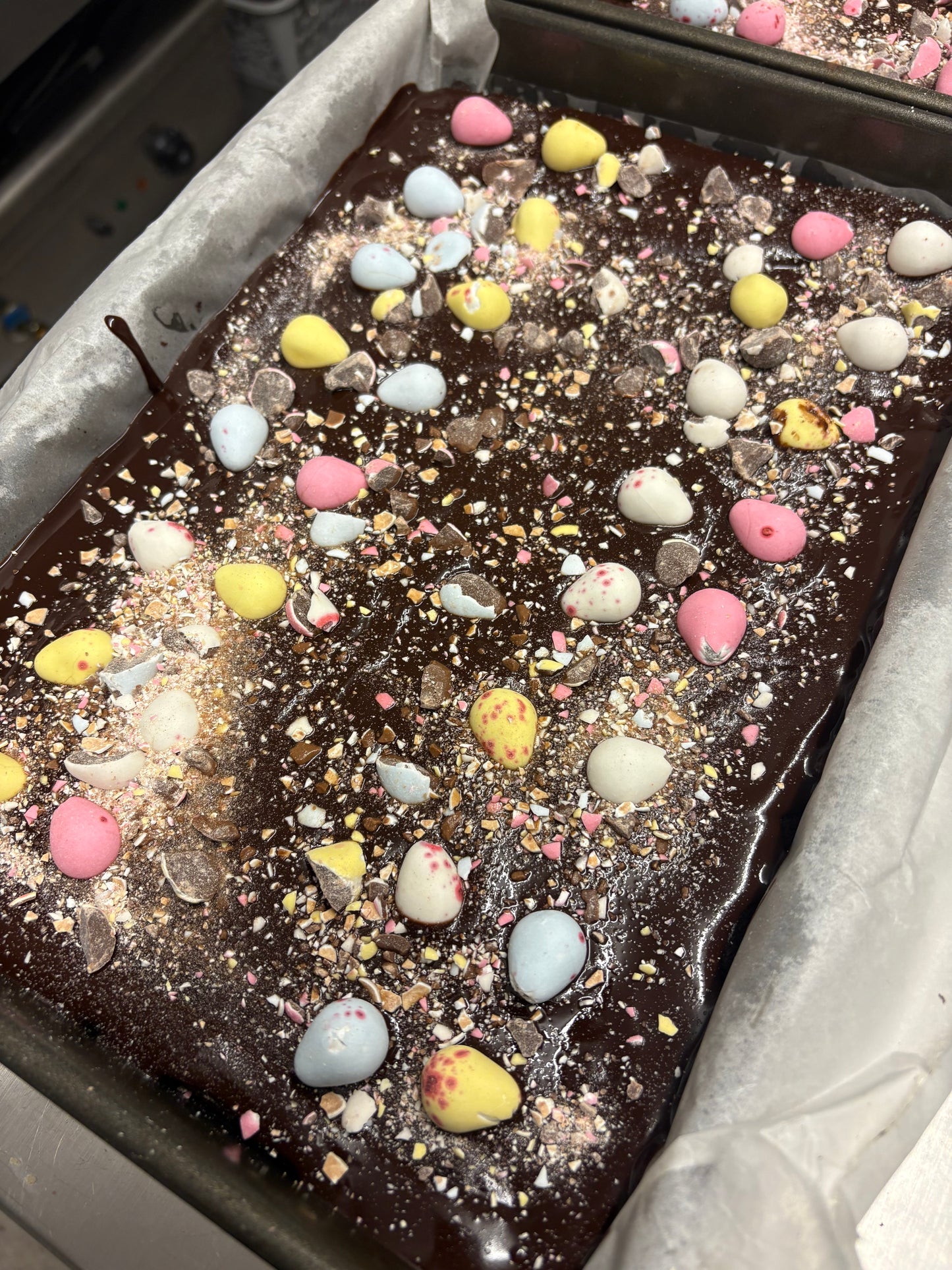 ‘Mini Egg’ Brownie GF (N)